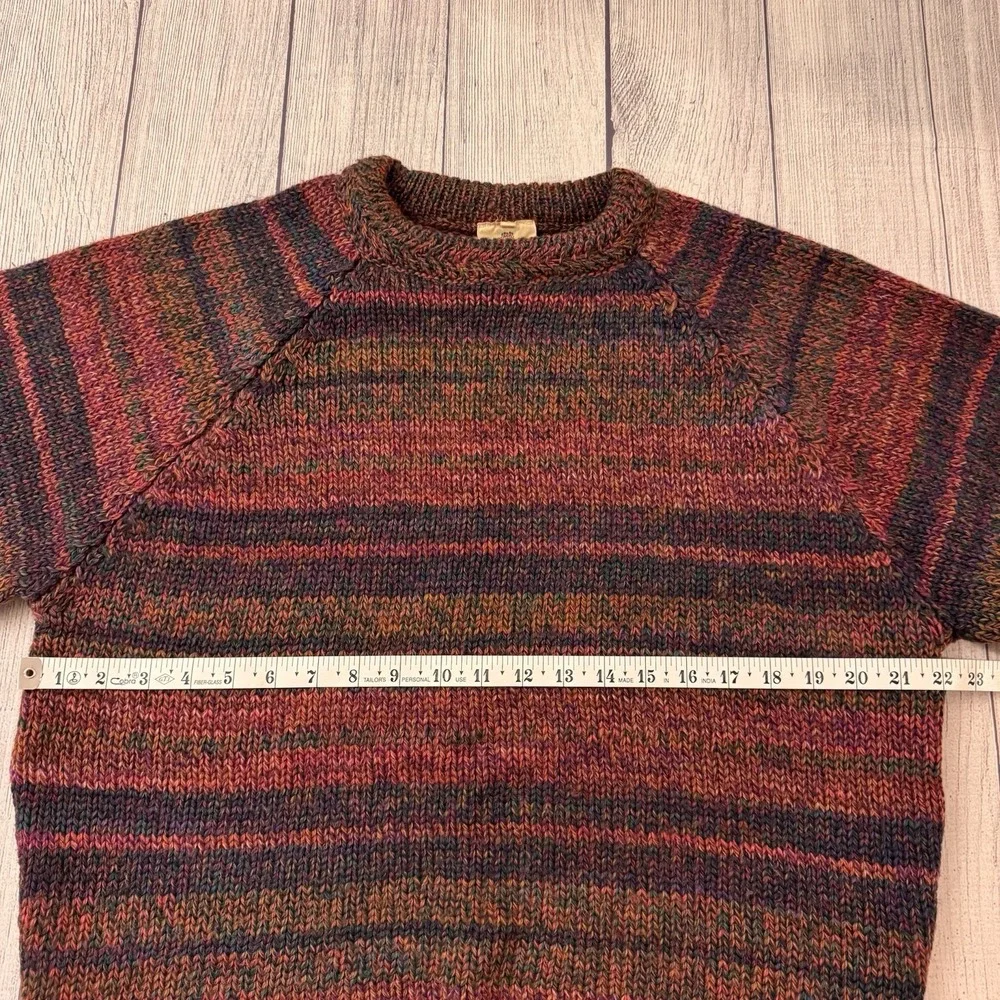 Blarney Ireland Handloomed Pure New Wool Crewneck Sweater Multicolor Size L